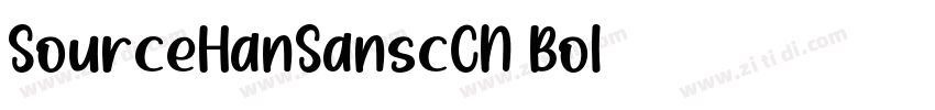 SourceHanSanscCN Bol字体转换